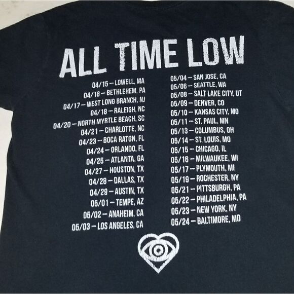 One of a kind All Time Low Tshirt Medium - Picture 2 of 7